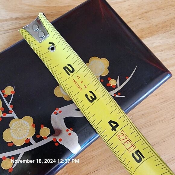 Vintage Toyo Music Jewelry Box Made in Japan Cherry Blossom Works See Video - Picture 9 of 16